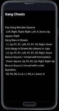 Cheats for GTA San Andreas screenshot 2
