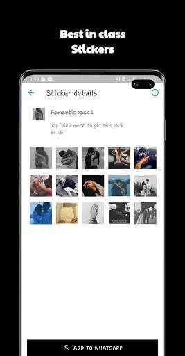 Animated Romantic Sticker Pack for WhatsApp 2021 screenshot 4