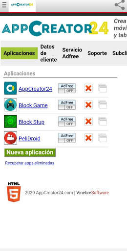 AppCreator24 screenshot 2