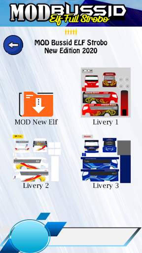 Mod Bussid ELF Full Strobo screenshot 2