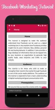 Learn Facebook Marketing Offline screenshot 4