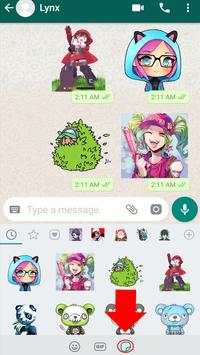 StickersFort Kawaii WAStickerApps for Whatsapp screenshot 3