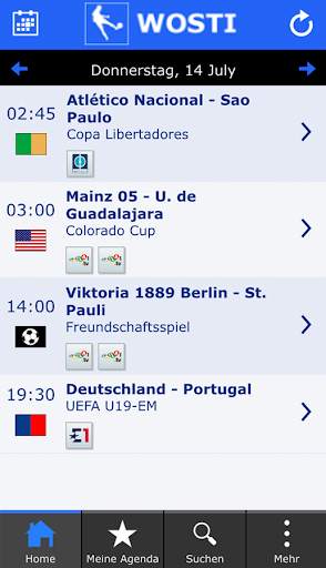 WOSTI Fussball TV Programm screenshot 2