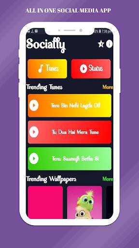 Socially The All In One Tone,Wallpaper Qoutes App screenshot 1