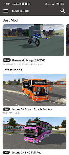 Mod Bussid Bus STJ Iguazu screenshot 3
