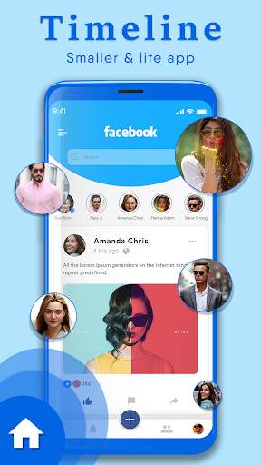 Lite Messenger for Facebook lite screenshot 2