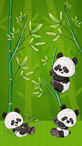 Cute Panda APUS Live Wallpaper screenshot 4