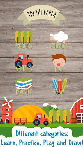 Kids Farm Game: Educational games for toddlers screenshot 1