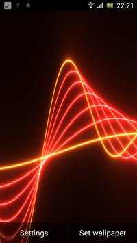 Nexus Neon Wave HD LWP screenshot 2