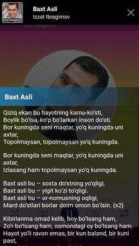 Izzat Ibragimov qo'shiqlari screenshot 3