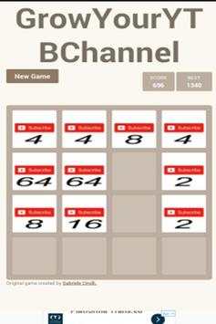 Grow Your YouTube Channel ! [2048] screenshot 1