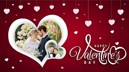 Valentine day love photo frame screenshot 4