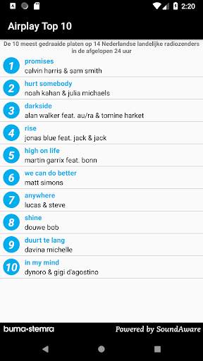 Song Tracker screenshot 1