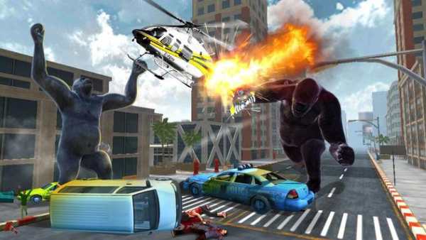 Angry King Kong Rampage: Gorilla Simulator Games screenshot 2