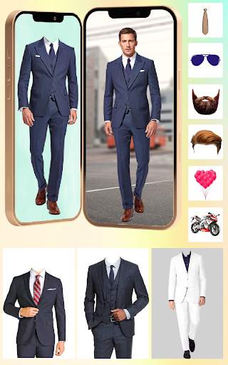 Men Suit Photo Editor New 3 تصوير الشاشة