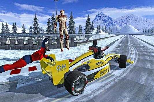 Superhero Real Car Racing Stunts: Super Hero Games screenshot 8