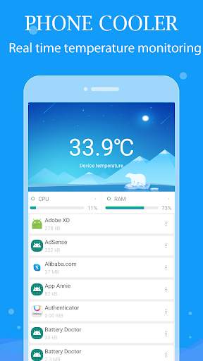 Chłodnica telefonu - Chłodnica urządzenia screenshot 1