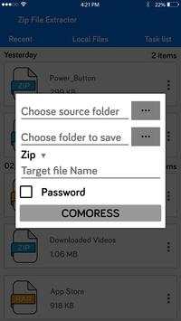Zip file reader-zip opener,rar extractor,compress скриншот 3