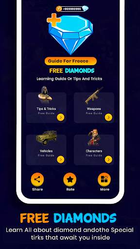 Win Free Diamonds Fire : Free Diamonds for Free screenshot 1
