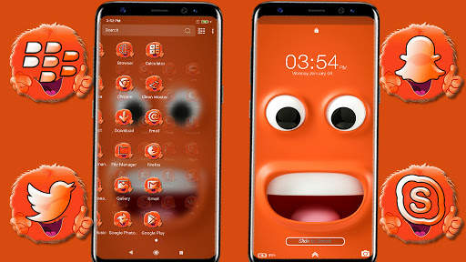 Funny Happy Face Emoji Theme screenshot 3
