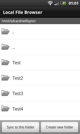 Wifi Syncr screenshot 5