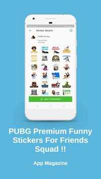PUBG Stickers For Whatsapp: PUBG WaStickerApps screenshot 5