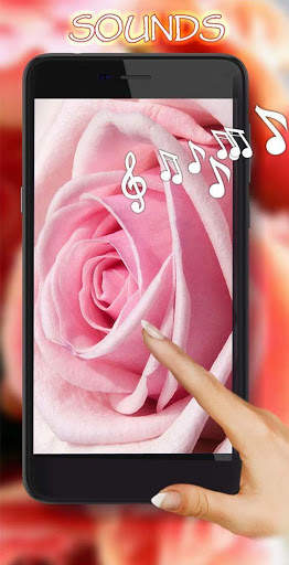 Rose Gold Hearts LWP screenshot 1