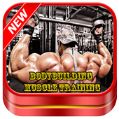 Best Body building muscle training icon