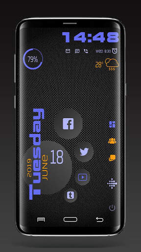 DarkCircles theme for Total Launcher screenshot 4