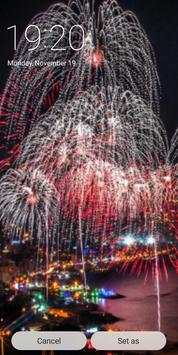 Night Firework Wallpaper screenshot 7