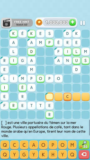 Mots Croisés Quiz screenshot 4