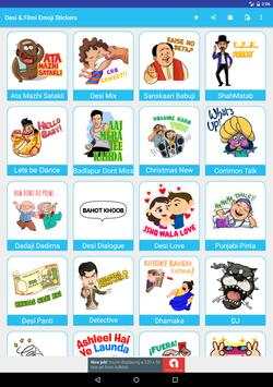 Desi Talking Stickers for all Messengers screenshot 12