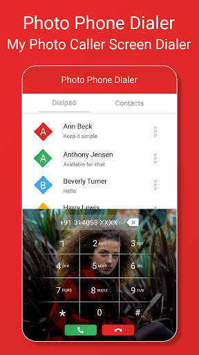 Photo Phone Dialer - My Photo Caller Screen Dialer screenshot 1