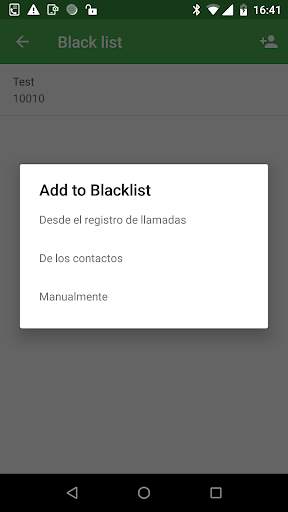 Bloqueador de llamadas y copia de seguridad screenshot 5