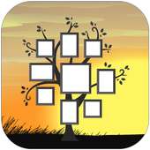 Family photo frame - Tree Photo Frames, Stickers