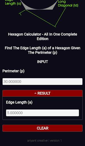 Hexagon Calculator - All In One Complete Edition screenshot 3