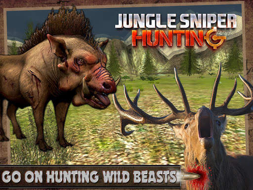 Jungle Sniper Hunting 3D screenshot 1
