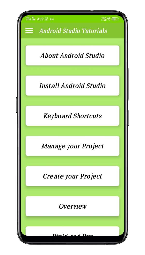 Tutorials For Android Studio® Quiz and Example-Pro screenshot 4