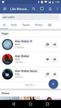 Lite for Facebook - Security Lock screenshot 8