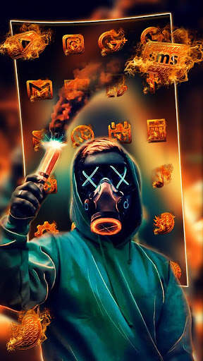 Theme, Fire, Torch, Mask Themes & Wallpapers screenshot 3