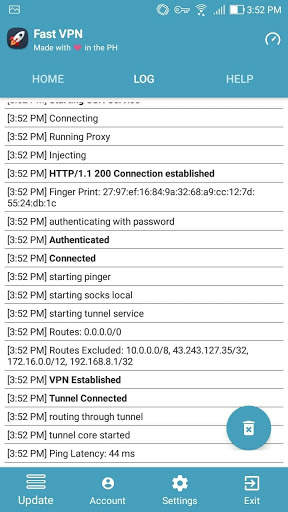 Fast VPN ~ Fast SSH Squid-based VPN for Android screenshot 3