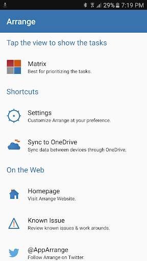 Arrange screenshot 1