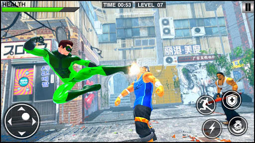 Rope Frog Hero: Rope Ninja Fighting Games screenshot 5