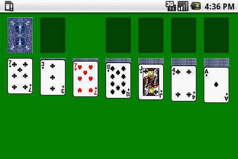 solitaire card game screenshot 2