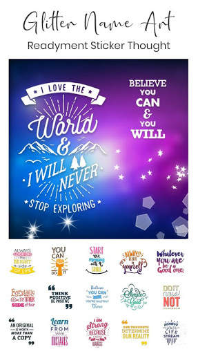 Glitter Name Art screenshot 8