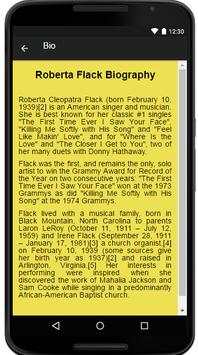 Roberta Flack Music&Lyrics screenshot 3