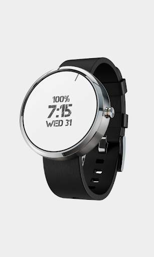 Clean Watch Face скриншот 1