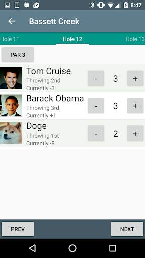 DiscBot Disc Golf App screenshot 2