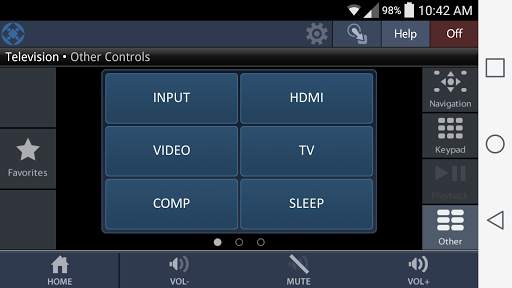URC MX HomePro 7 تصوير الشاشة