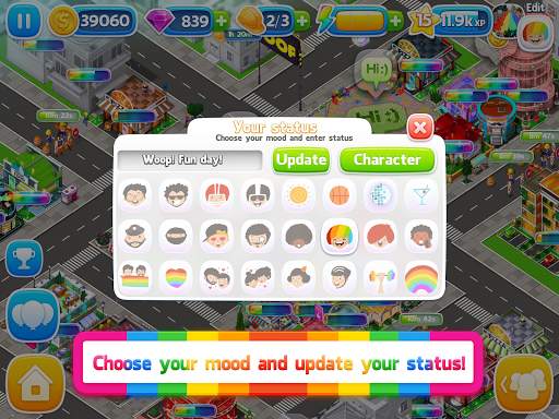 QutieLife - LGBTQ City Building Social Sim Game screenshot 13